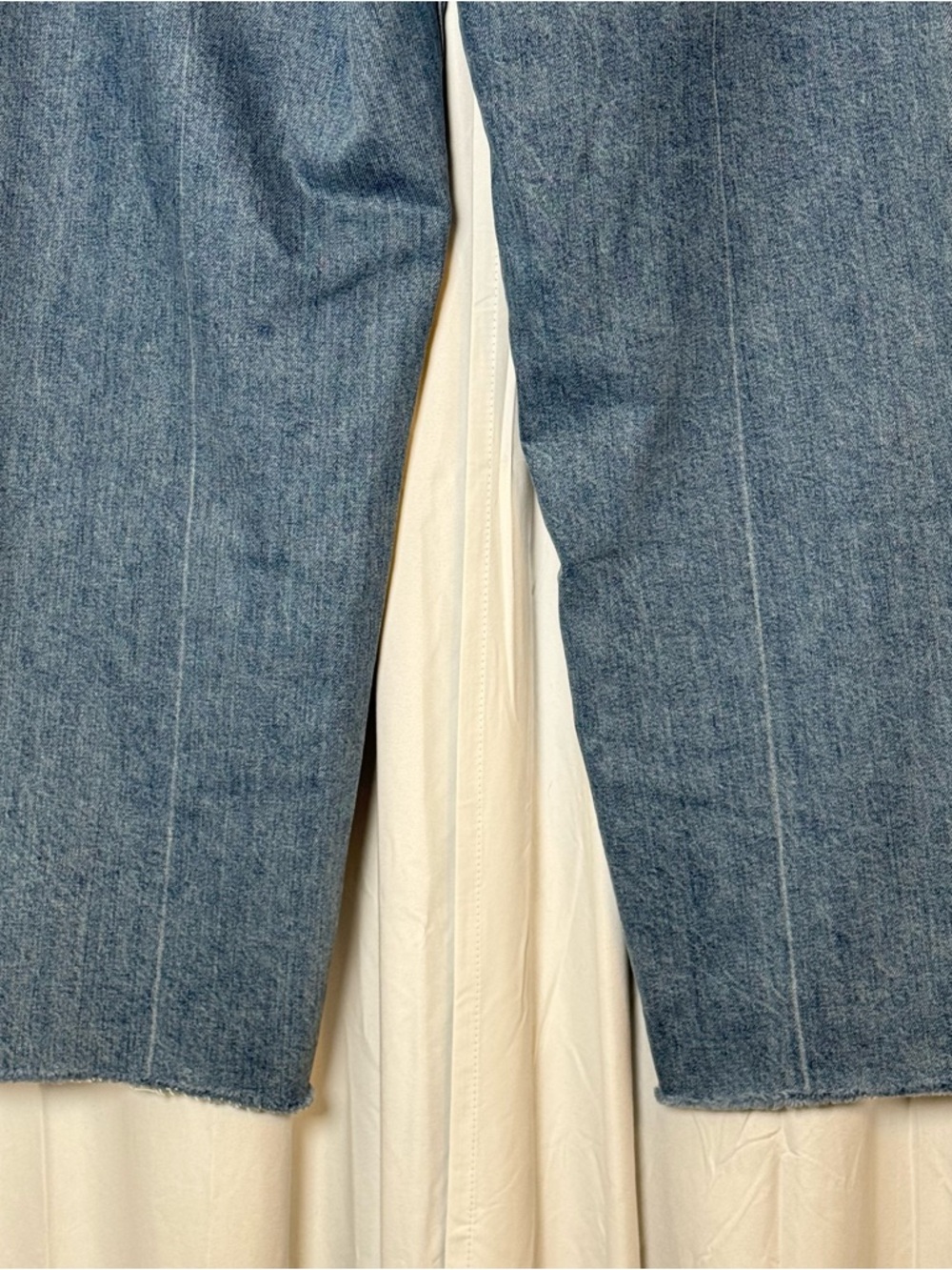 Everlane Way High Jean Distressed Raw Hem High Rise 31 NWT - Picture 13 of 15